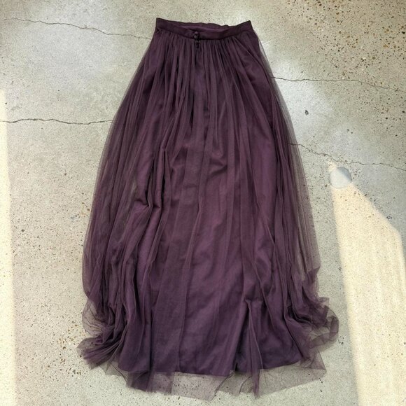 Purple Tule Maxi Skirt - Picture 6 of 7